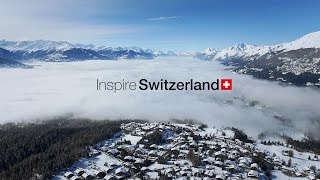 Inspire Switzerland - Sea of fog above the Swiss alps