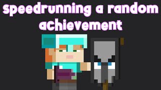 Speedrunning A Random Advancement In Minecraft (#1) #shorts