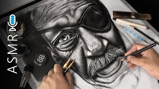 Drawing Homeless Man Portrait | Satisfying Time-lapse