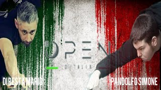 PANDOLFO SIMONE VS DI RESTA MARIO IT OPEN 24 BILLIARD TV