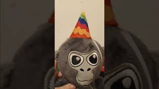 unboxing gorrila tag plush