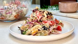 This Eggplant Salad is tastier than meat! Delicious eggplant salad recipe without frying!