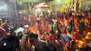 Heavy crowd at 1st road sivaalayam కార్తిక మాసం  #mahipeta