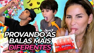 Eca! 😨 PROVANDO OS DOCES MAIS DIFERENTES DOS EUA 🇺🇸🫣