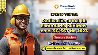 Registro Anual de Estándares Mínimos en SGSST | Sesión 3