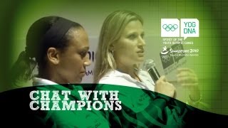 Chat with Champions - Angela Ruggiero and Charmaine Crooks