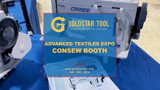 Advanced Textiles Expo - Consew Booth - Goldstartool.com - 800-868-4419