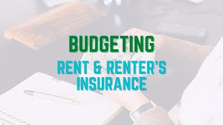 Rent & Renter's Insurance - Budget Walkthrough