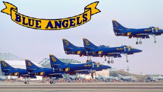 Blue Angels A-4 SKYHAWK 'Diamond SIX' Landing