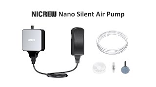 NICREW Nano Silent Aquarium Air Pump