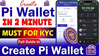 How to Create Pi Wallet in Mobile - Pi Network Wallet Create Kaise Karen - Pi Wallet Kaise Banaye