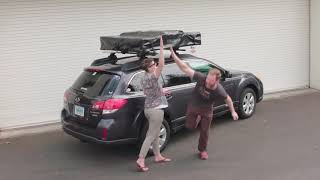 68 Yakima  SkyRise Rooftop Tent  Installation