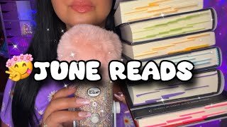 ASMR Books I read in June📚 Tingly book tapping & tracing ☀️🐚