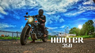 ROYAL ENFIELD HUNTER 350 🔥FIRST RIDING EXPERIENCE || OVERVIEW & CINEMATIC 🔥