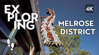 Exploring Melrose District | Los Angeles Walking Tour [4K]