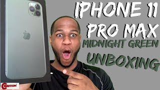 iPhone 11 Pro Max Midnight Green Unboxing - First Impressions | Crayton Tv