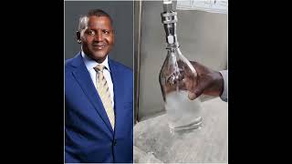 Nigerians Excited After Sighting Fuel From Dangote Refinery That's As Pure As Water