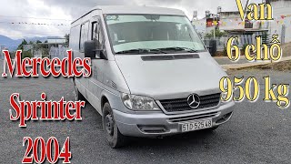 Mercedes Sprinter 2004 Van 6 chỗ 950 kg giá chỉ 100 triệu | Ô-tô Thanh Xuân