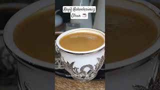 Bol Köpüklü Türk Kahvesi ☕️ #shortsvideo #trending