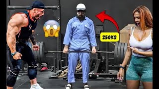 Anatoly gym prank I Make shock elite powerlifter in the gym pranks