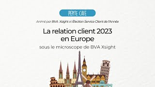 Pépite Café : "La relation client 2023 en Europe sous le microscope de BVA"