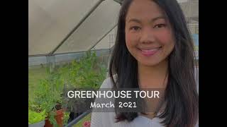 MARCH GREENHOUSE TOUR | Zone 8b | Potager | Home Garden | Winter Growing