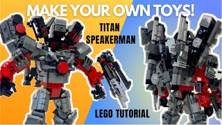 Lego MOC_Titan Speakerman 타이탄 스피커맨 #skibiditoilet   #skibiditoiletlego #titanspeakerman