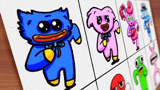 Drawing Run Poppy Playtime & Roblox Rainbow Friend Monster / kawaii Concept / [FlipaClip]