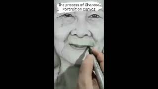 THE PROCESS OF PORTRAIT CHARCOAL - Artist: Enrique Sagum Magat