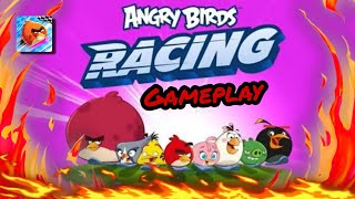 Carrera de snowboard-Angry Birds Racing (Gameplay)