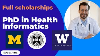 Fully funded PhD in Health Informatics| Biomedical Informatic| Data Science