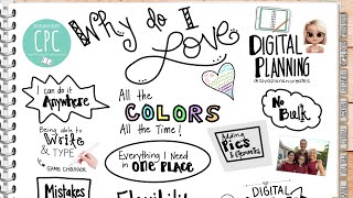 Why I Love Digital Planning | GoodNotes Digital Planner vs. Paper Planner #digitalplanning