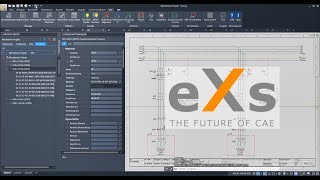 eXs:  Benutzeroberfläche und allgemeine Erstellung von Stromlaufplänen bzw. Schemata (Teil 1)