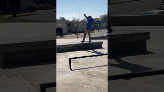 50-50 on ledge #skateboarding