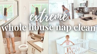 NAP TIME CLEAN WITH ME | Motivating Whole House Clean | Taylor Marie Motherhood