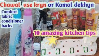 10 amazing No cost kitchen & home Tips/ Tricks | comfort fabric conditioner Hacks  @hinawaqas8480