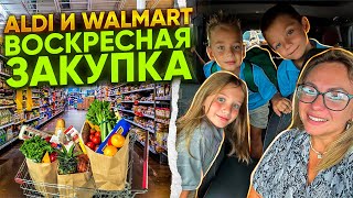 США VLOG / ЗАКУПИЛИСЬ ОВОЩАМИ / ВОСКРЕСНЫЙ ОБЗОР МАГАЗИНА ALDI / ЗАКУПКА АЛДИ И WALLMART