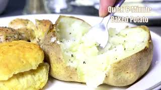 Quick 6 Minute Baked Potato