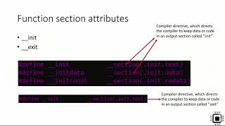 Linux device driver lecture 9 : __init and __exit macros