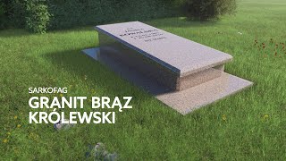 Sarkofag granit Brąz Królewski