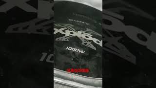 SONY XPLOD 12" vs Bad Karma bass test full volume