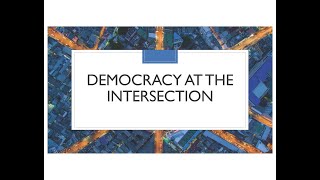 "Democracy at the Intersection" - A Presentation by Jennifer Pettit, MTSU Department of History