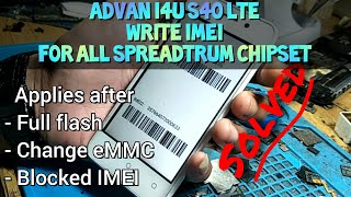 Write IMEI Advan i4U S40 LTE | For All Spreadtrum Chipset