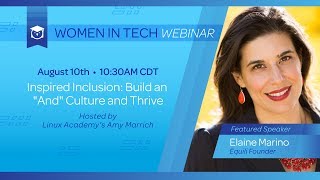 Webinar: Women in Tech - How to Build an "And" Culture and Thrive