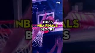 Top 5 NBA Finals Blocks #shorts