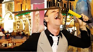 Space Cowboy swallows swords at Ripley's Believe It or Not! - Global Village Dubai | December 2019