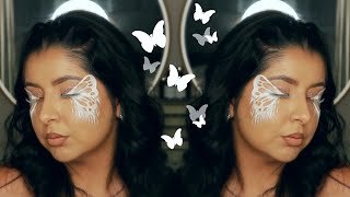 LAST MINUTE HALLOWEEN MAKEUP LOOK | BUTTERFLY MAKEUP TUTORIAL