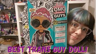 He's just amazing! Best Trans Guy Doll! Skater King Lev! | LOL OMG Cool Lev Review and Unboxing