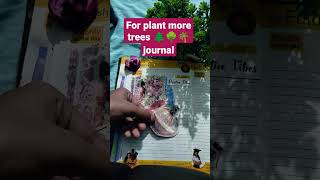 plant more trees 🌲🌳🌴 journal #trees #journal #plants #shorts #youtubeshorts