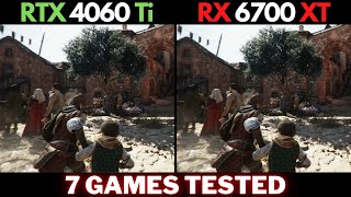 RTX 4060 Ti vs RX 6700 XT at 1440p Ultra